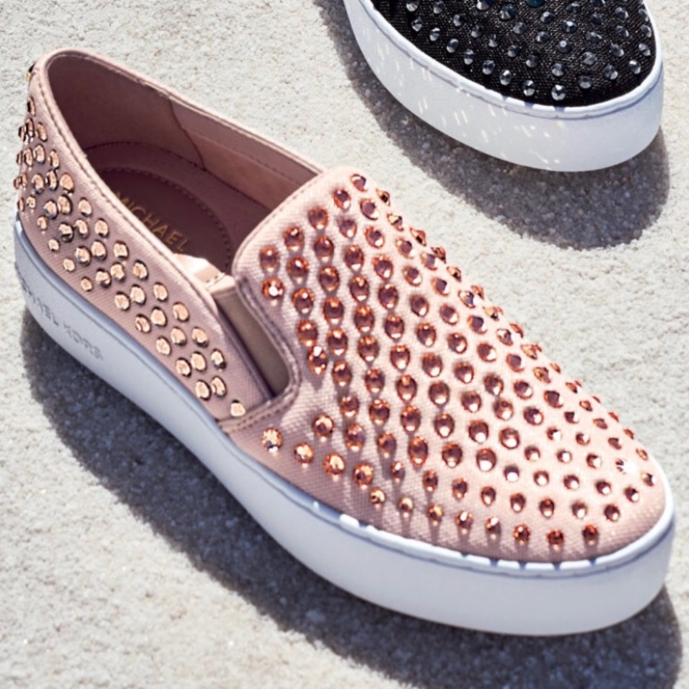 Trent Crystal Mesh Skate Sneakers